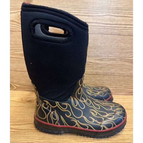 Bogs FLAME Waterproof Insulated Rain Snow Boots Big Kids Youth 4‎ EU 37 main image 6